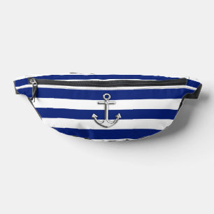 Ancre Chrome sur la marine nautique Bleu Stripes I