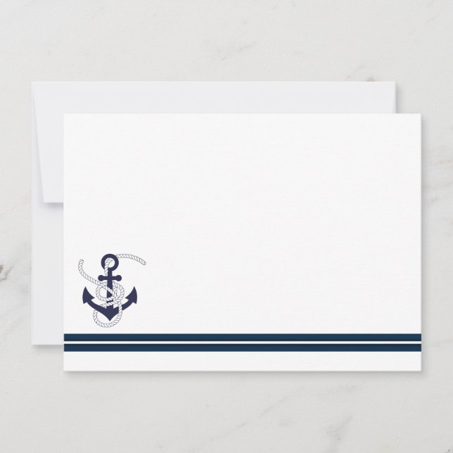 Ancre de la carte de note (Devant)