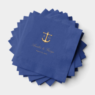 Ancre de mariage nautique monogramme