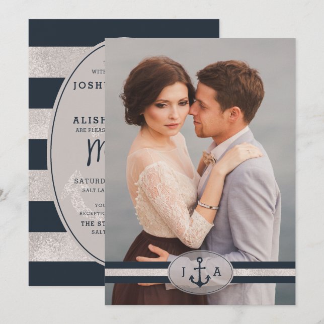 Ancre de photo du FAIRE-PART DE MARIAGE | de (Devant / Derrière)