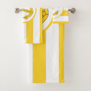 Ancre Design Jaune rayé