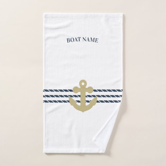 Ancre nautique, Corde (Serviette à main)