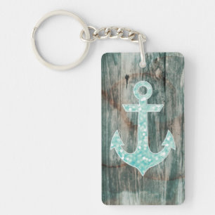 Ancre nautique de parties scintillantes de Bokeh