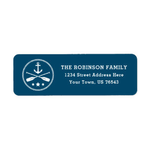 Ancre nautique Oars Stars Rope Aqua Adresse