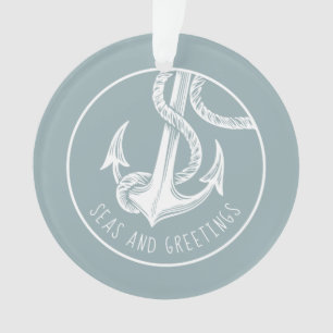 Ancre nautique Première cérémonie de Noël mariée