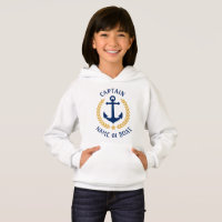 Ancre Nom du bateau Capitaine Gold Laurel Girls Wh