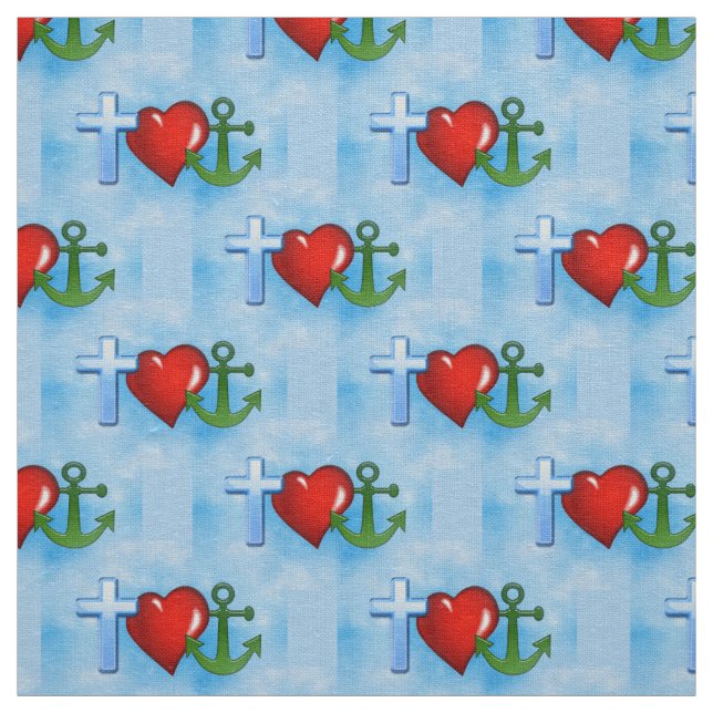 ancré par le tissu jésus (Échantillon)