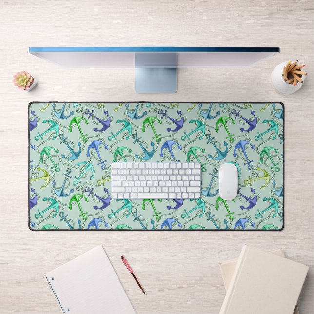 Ancres De Mer Et Motif De Cordes (Bureau 1)