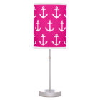 Ancres en rose chaud | Lampe de table