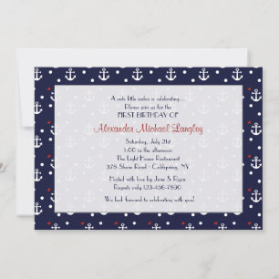 Ancres Invitation nautique