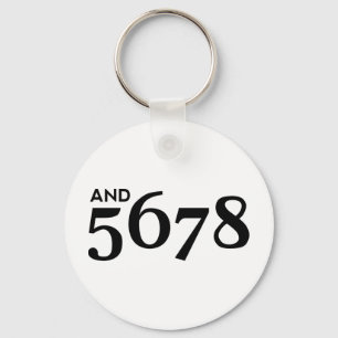 And 5678 keychain