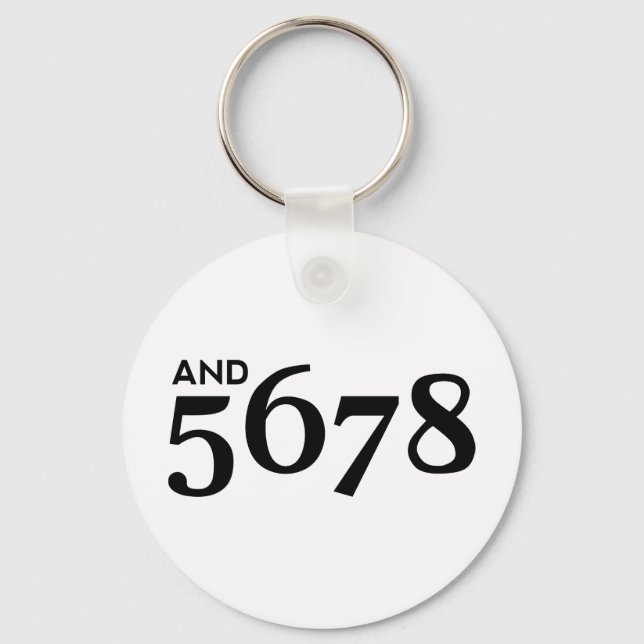 And 5678 keychain (Front)
