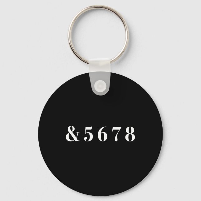And 5678 Minimalist Dance Cheerleading  Keychain (Front)