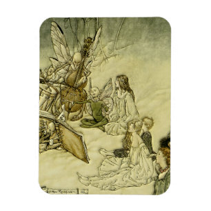 And a Fairy Song - Arthur Rackham Magnet