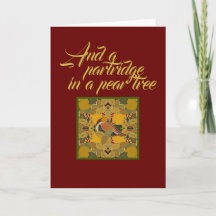 And a Partridge in a Pear Tree Christmas Card