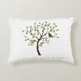 And a partridge in a pear tree decorative pillow