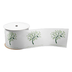 And a partridge in a pear tree satin ribbon