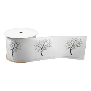 And a partridge in a pear tree satin ribbon