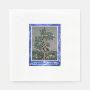 And A Porcupine In A Pine Tree Napkin