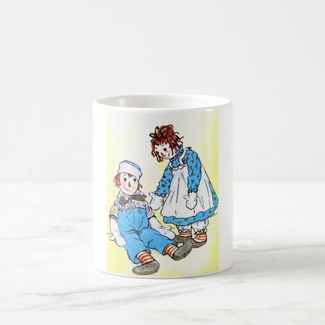 and Andy Vintage Illustration 1918 Coffee Mug (Center)