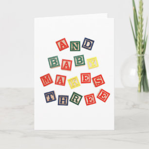 And baby makes 3 card