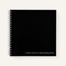 "...and be." Specialty Spiral Poetry Journal