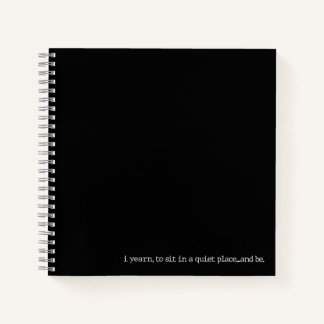 "...and be." Specialty Spiral Poetry Journal