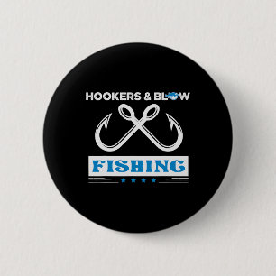 And Blow Fishing 2 Inch Round Button