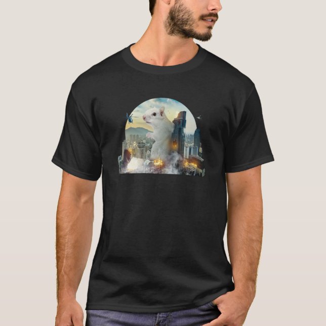 and cute chipmunk is wild at Christmas  1 T-Shirt (Front)