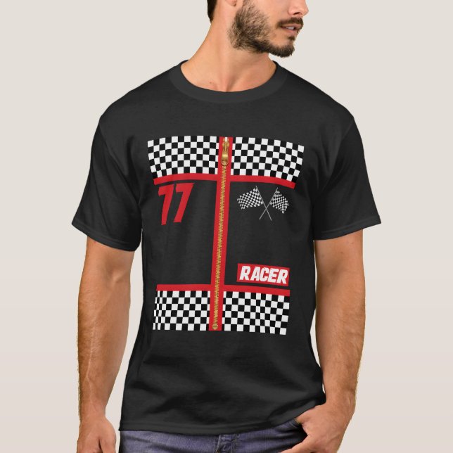 And Halloween Race Car Driver T-Shirt (Front)
