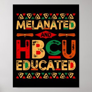 And Hbcu Educated Africa Pride Black History Month Poster