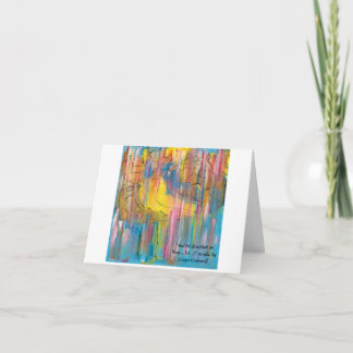 "And He Breathed on Them..no 2"  folded greeting  Card