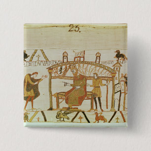 And he comes before King Edward 2 Inch Square Button