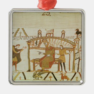 And he comes before King Edward Metal Ornament