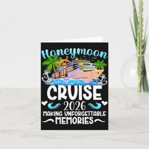 And Honeymoon Cruise Making Memories Husband Card