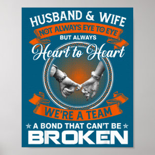 And Husband Wife Not Eye Eye Poster