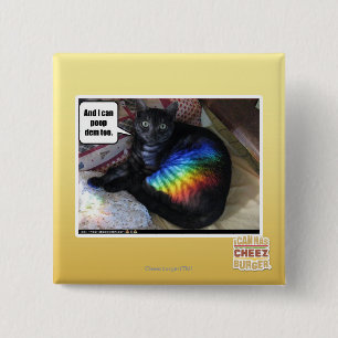 And I can poop dem too. 2 Inch Square Button