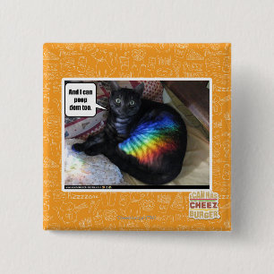 And I can poop dem too. 2 Inch Square Button