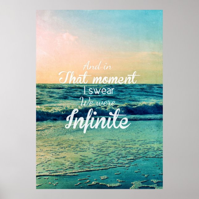 And in that moment, I swear we were infinite. Poster (Front)