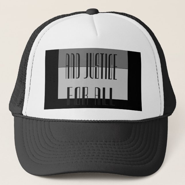 And Justice for All Grayscale Cap (Front)