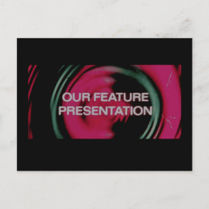 And Now, Our Feature Presentation Postcard