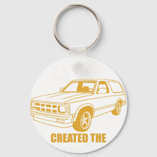 and on the 8th day god creared the square body and keychain