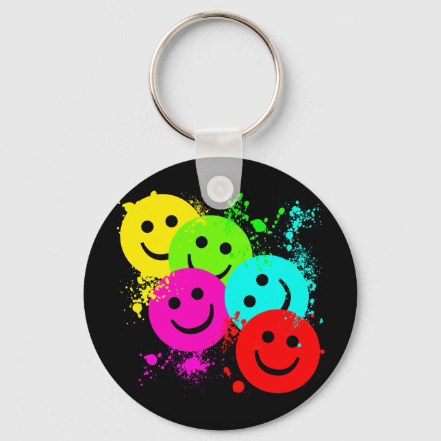 AND PAINT SPLATTER KEYCHAIN (Front)