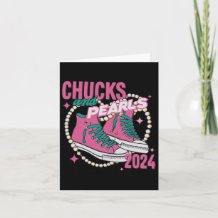 And Pearls I'm With Her Kamala 2024 Card
