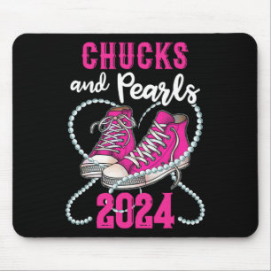 And Pearls I'm With Her Kamala 2024 President Mouse Pad