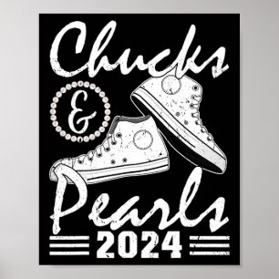 And Pearls Kamala Harris 2024 Usa Election 2024 3  Poster