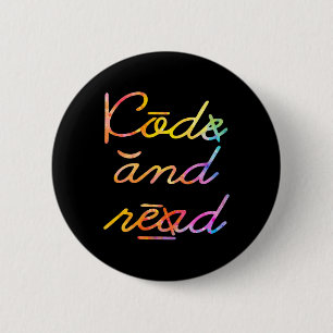 And Read Dyslexia Awareness  2 Inch Round Button