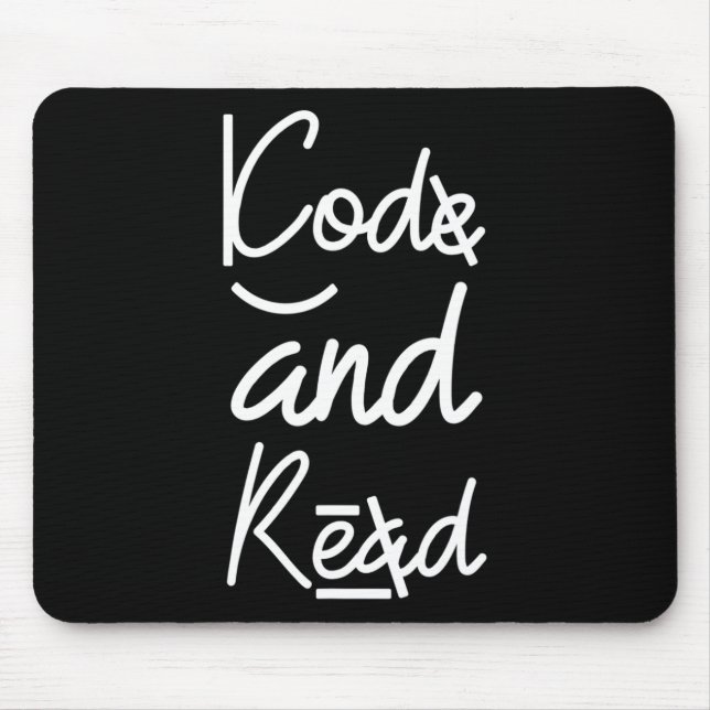 And Read Dyslexia Learning Disability Dyslexic  Mouse Pad (Front)