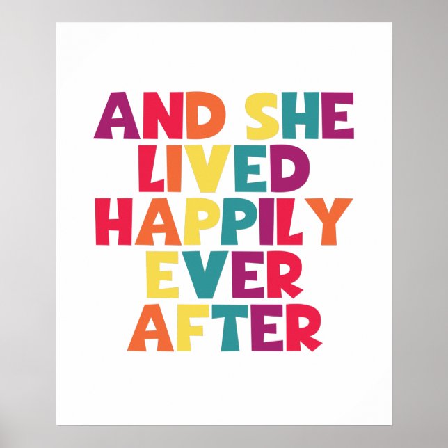 And She Lived Happily Ever After Poster (Front)