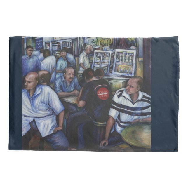 And…She Married the Mailman Pillowcase (Back)